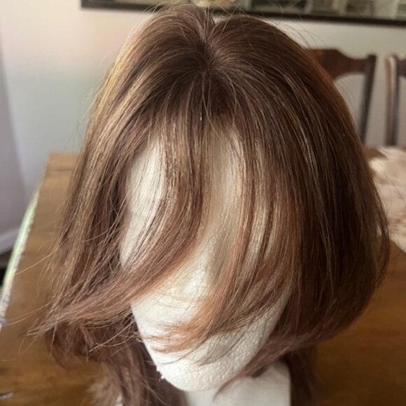 Uniwigs 7"x8" Courtney | Mono Part | Right Part Remy Human Hair Topper - Picture 2 of 5